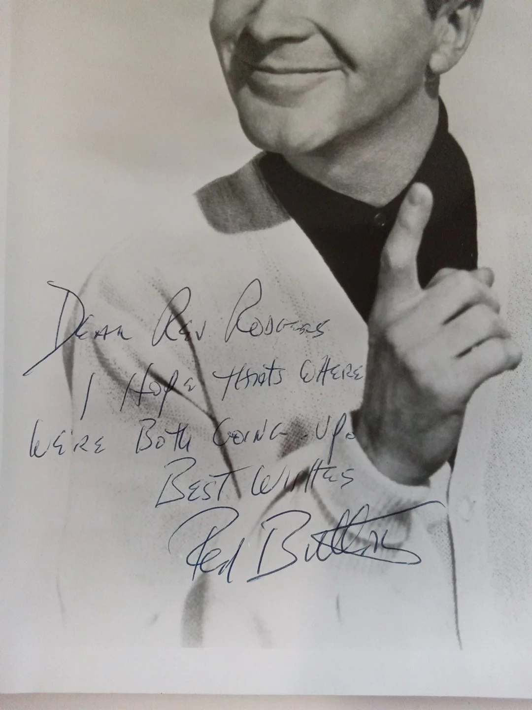 Red Buttons Signed 8x10 Photo Academy Award Winner Actor JSA, изображение 3