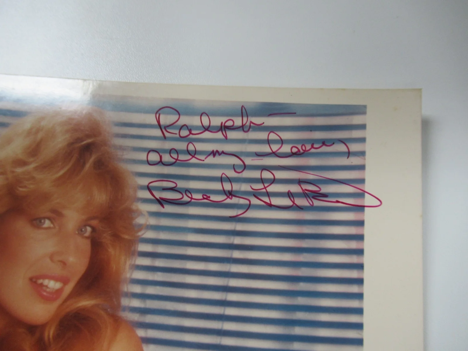 Becky Lebeau Signed 8x10 Photo Autograph JSA Authenticate - "To Ralph", image 2