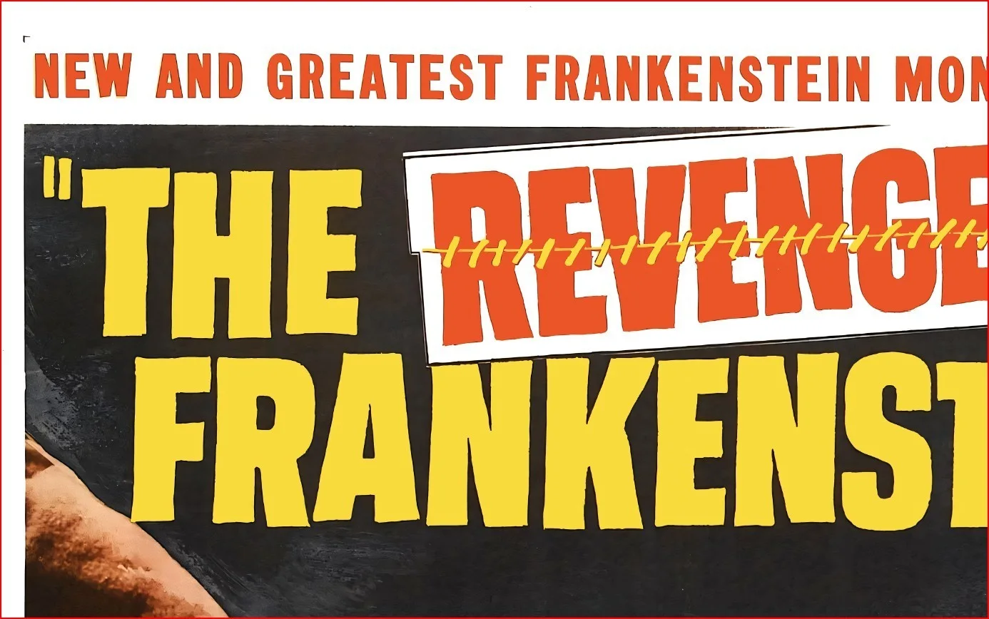 The Revenge Of Frankenstein 1958 - Hammer Film Restored 27.2" x 41" US One Sheet, изображение 3