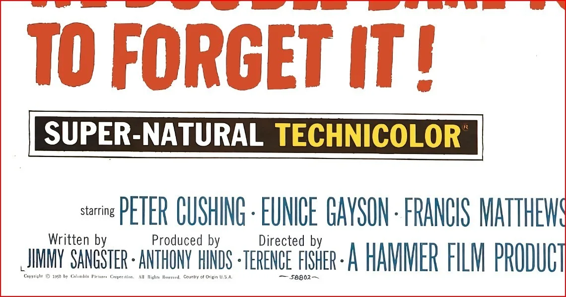 The Revenge Of Frankenstein 1958 - Hammer Film Restored 27.2" x 41" US One Sheet, изображение 5