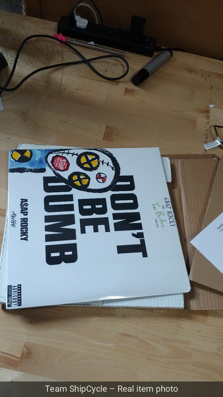ASAP ROCKY DONT BE DUMB DUMMY 2 DISC VINYL LP SIGNED INSERT LIMITED PRES G1N, изображение 3