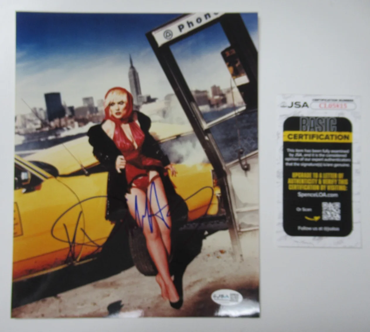 debby harry — Debbie Harry Signed 8x10 Photo Autograph JSA Authenticated - Blondie