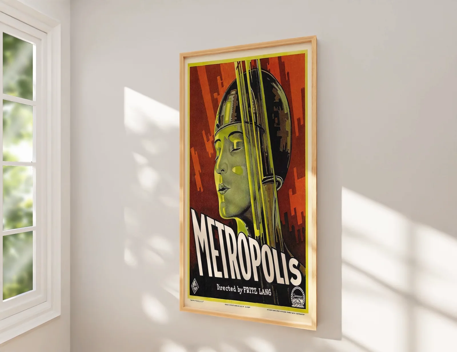 Metropolis 1927 German Expressionist Sci-Fi - Restored 27.2" x 41" US One Sheet, image 2