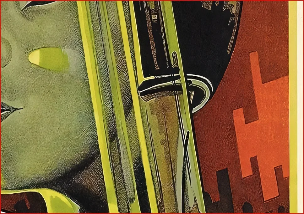 Metropolis 1927 German Expressionist Sci-Fi - Restored 27.2" x 41" US One Sheet, image 4