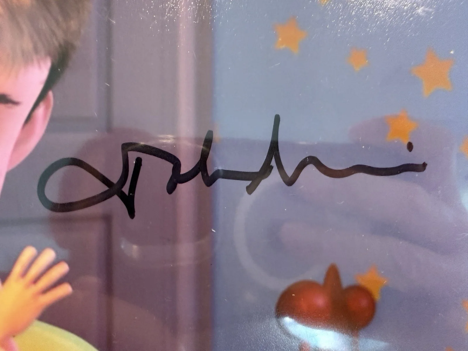 John Morris — John Morris Auto 8x10 Photo Signed - Andy - Toy Story (Pixar) - Beckett, изображение 2