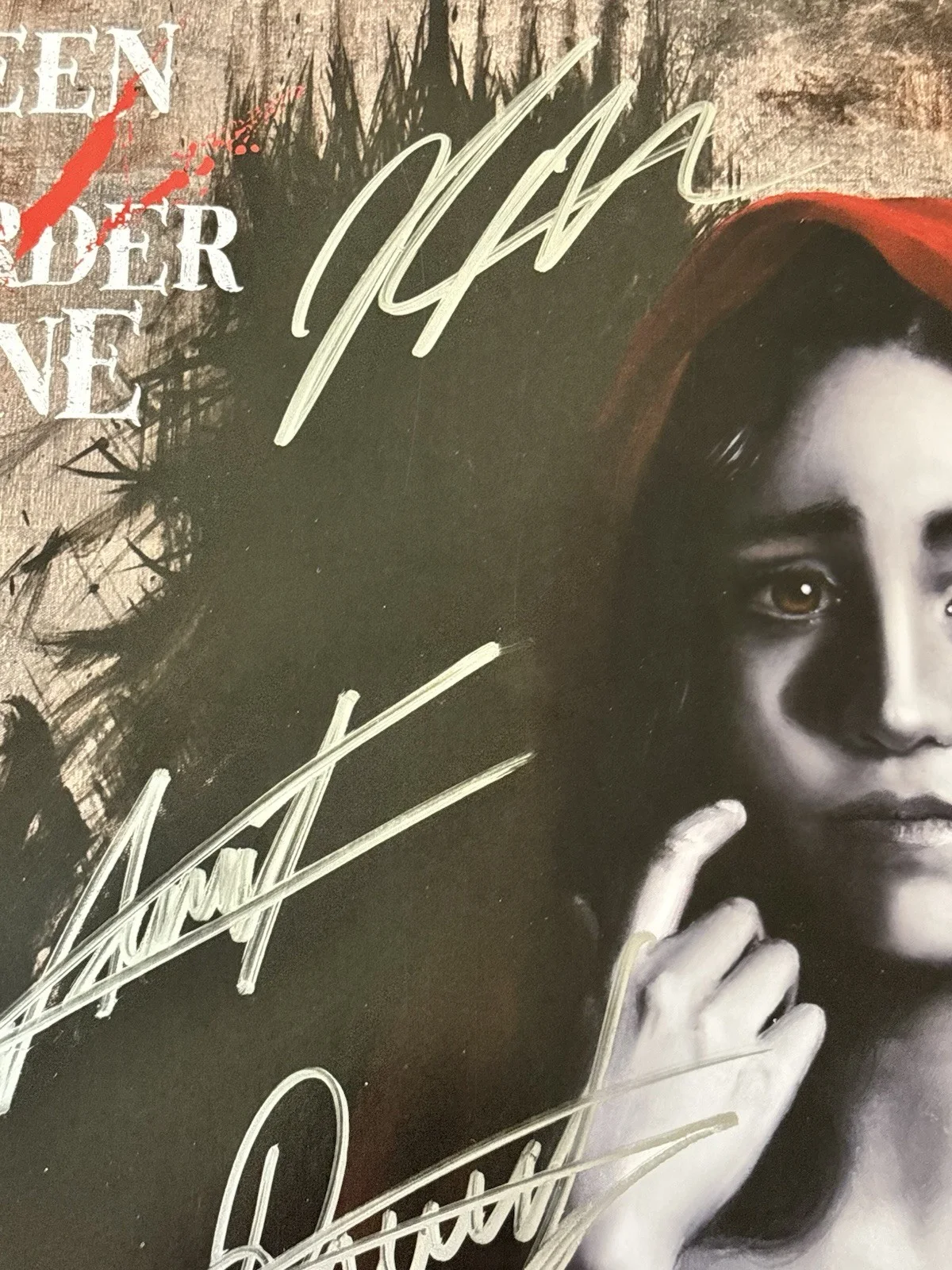 The Warning Signed Queen Of The Murder Scene Vinyl Autographed, изображение 2