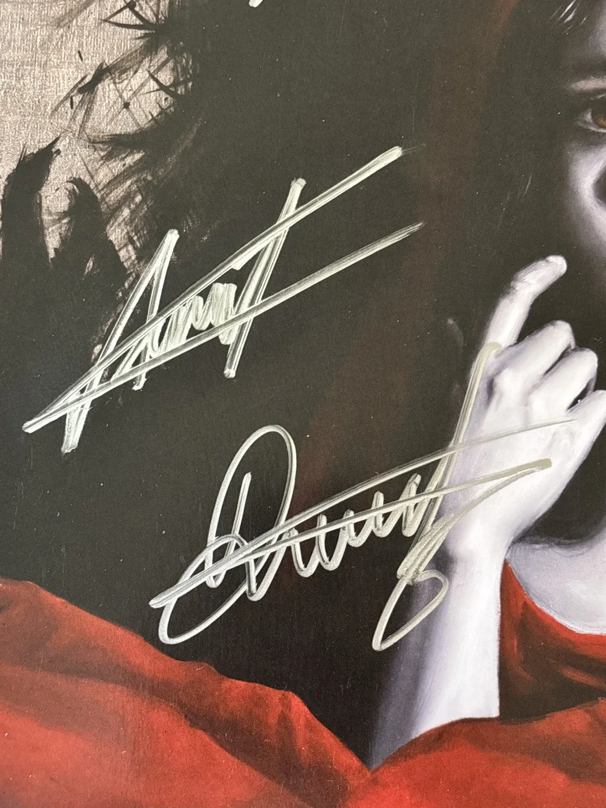 The Warning Signed Queen Of The Murder Scene Vinyl Autographed, изображение 3