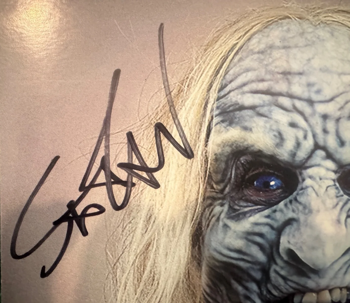 Scott Ian hand autographed 8x10 production stills from The Walking Dead, Anthrax, изображение 4
