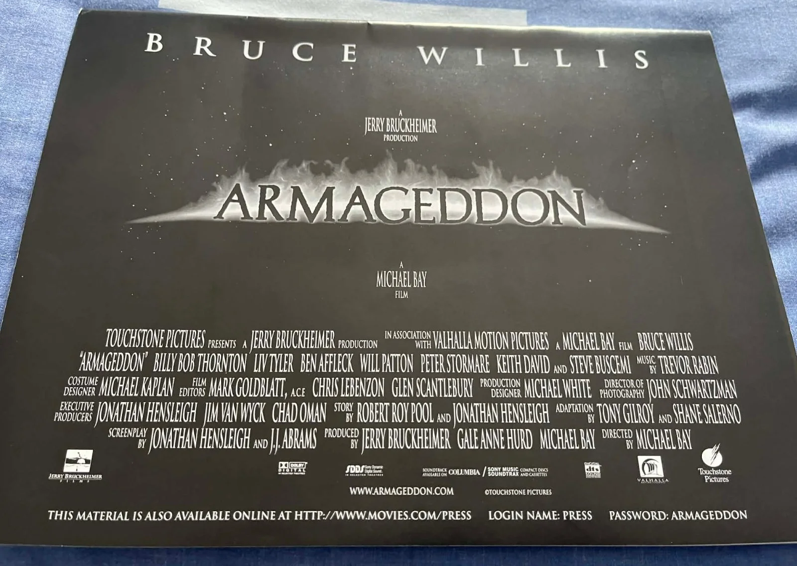 Armageddon - USA Press Kit, image 2