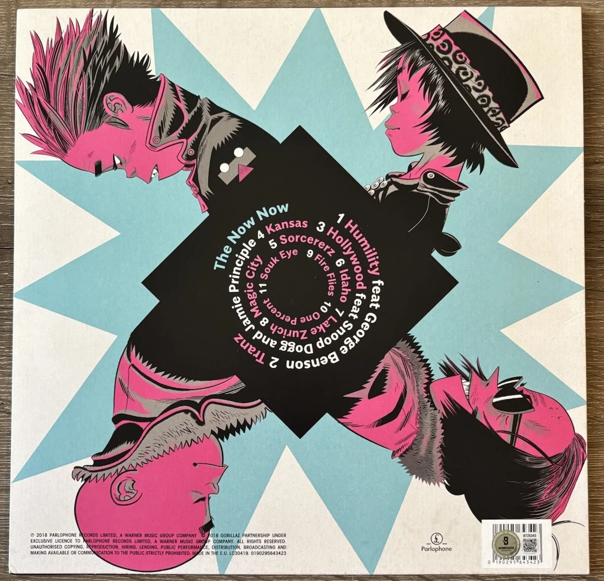 Damon Albarn Signed The Now Now Vinyl Cover Beckett Authentic Autographed, image 5