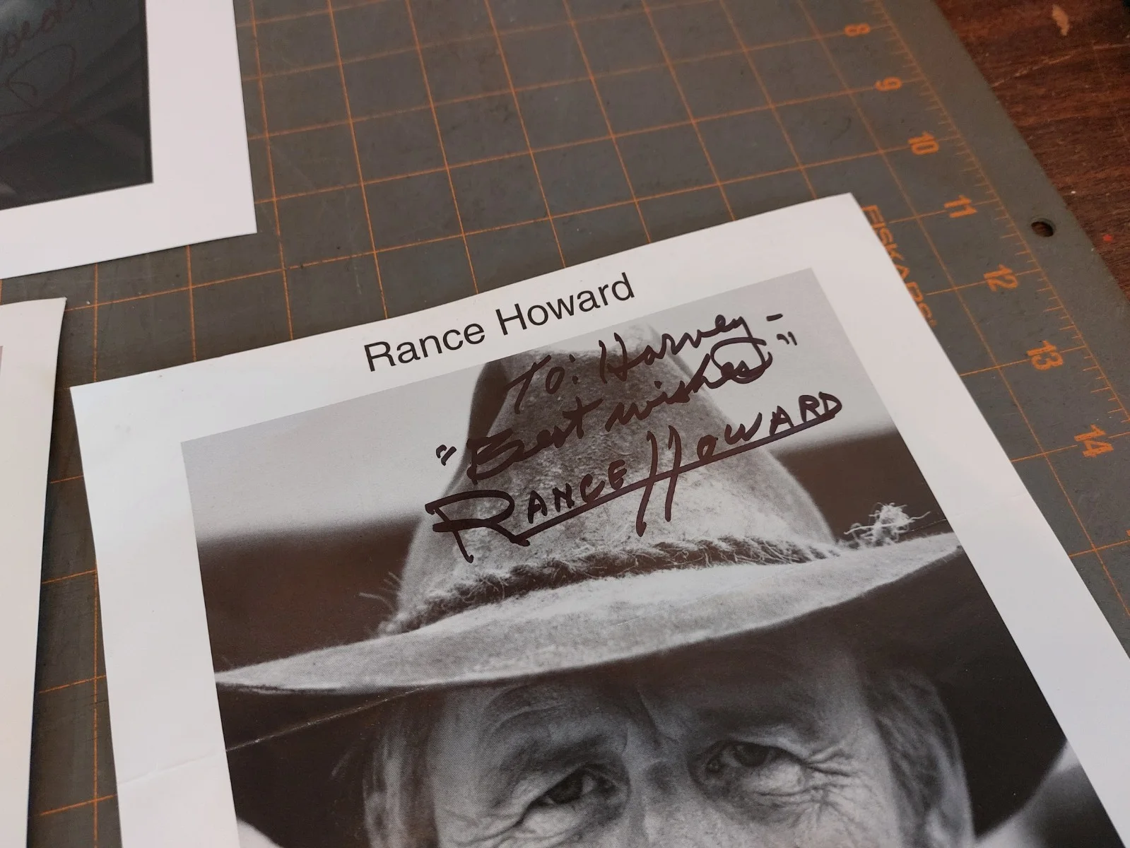 Mixed Movie Actor Auto Lot of 7 Signed Photo Rance Howard Belushi Thayer, изображение 3