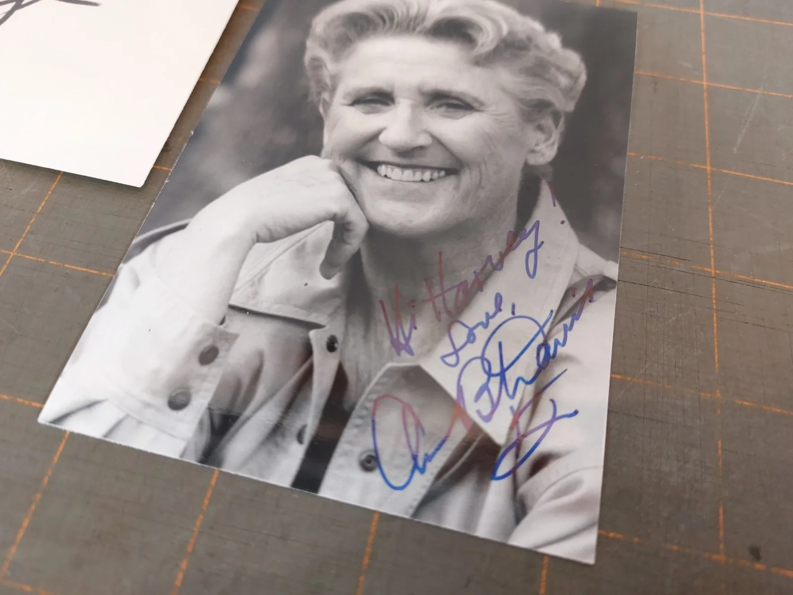 Mixed Movie Actor Auto Lot of 7 Signed Photo Index Card Pat Sajak Ann Davis, изображение 5