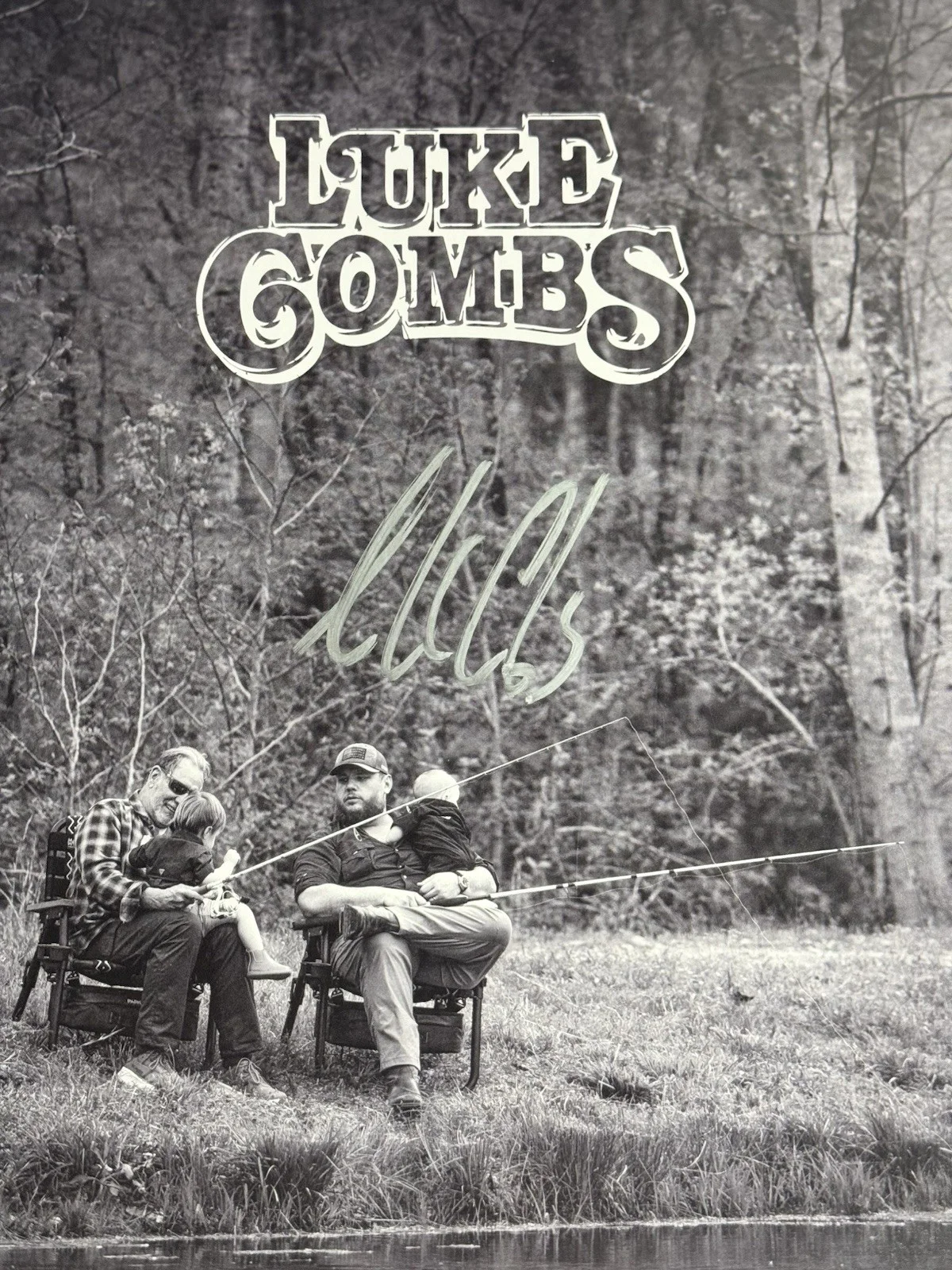 Luke Combs Signed Autographed Fathers & Sons Album PSA/DNA, image 3
