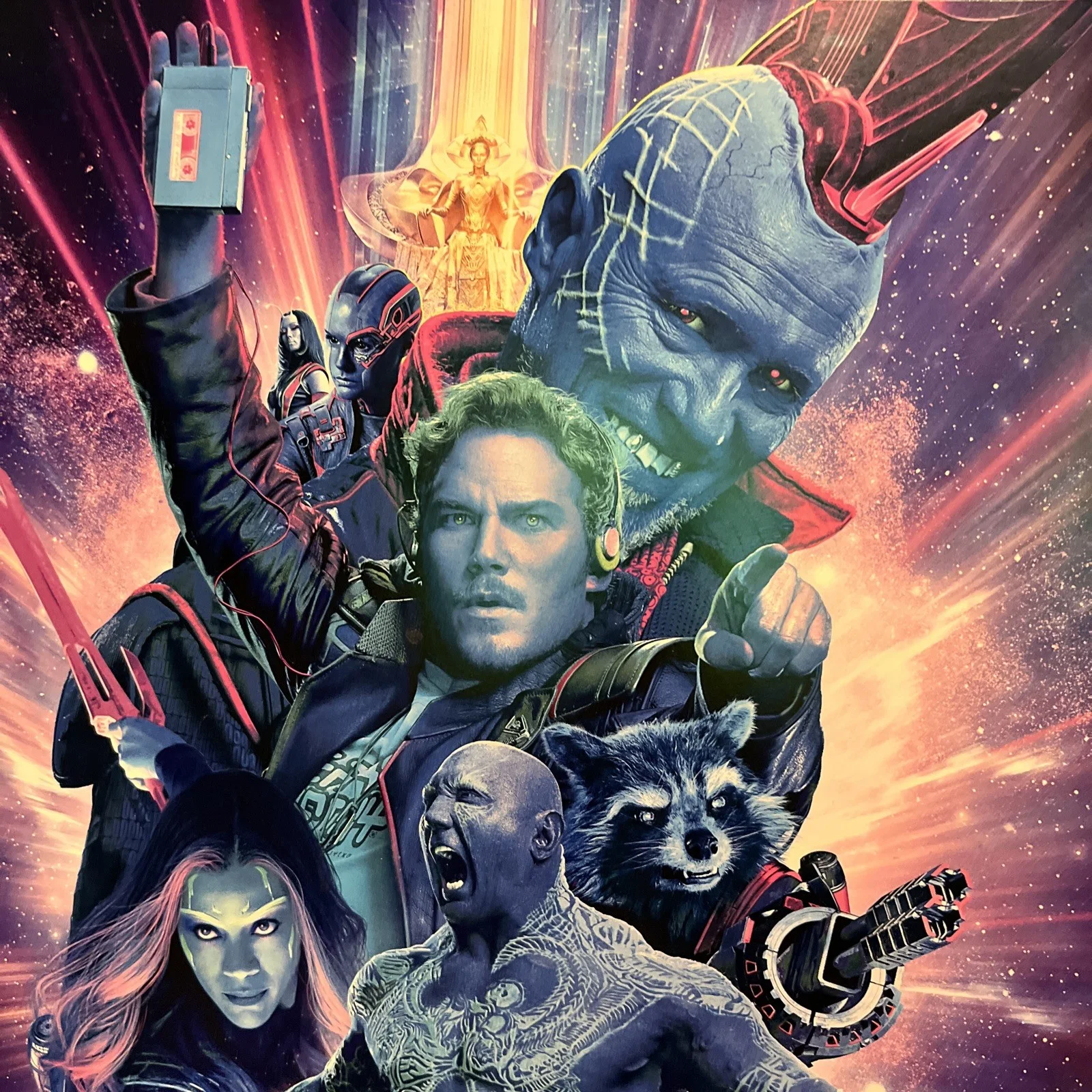 GUARDIANS OF THE GALAXY VOL. 2 (IMAX. BLUE VERSION) 480mm X 330mm Official, image 2