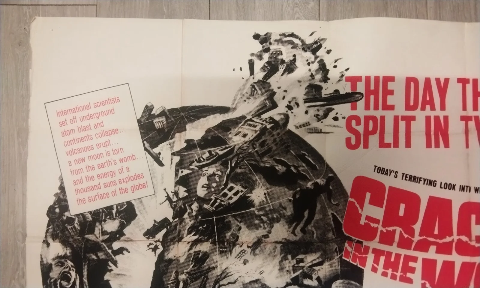 CRACK IN THE WORLD, 1965 QUAD POSTER, DANA ANDREWS., image 5