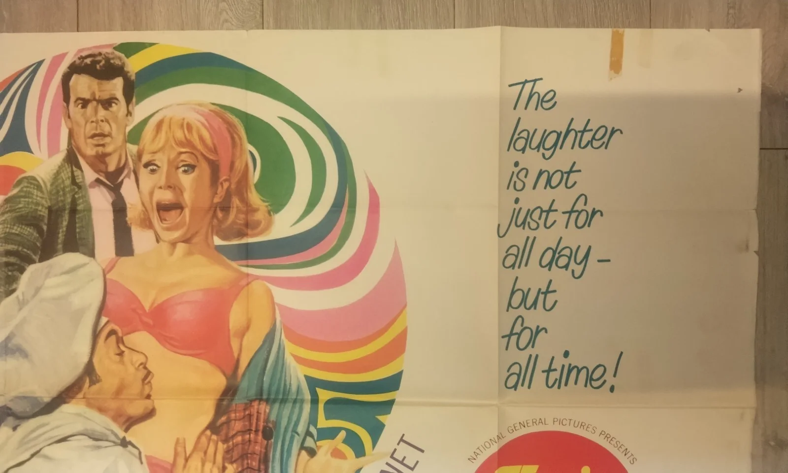 HOW SWEET IT IS, 1968 QUAD POSTER, JAMES GARNER, DEBBIE REYNOLDS, image 2