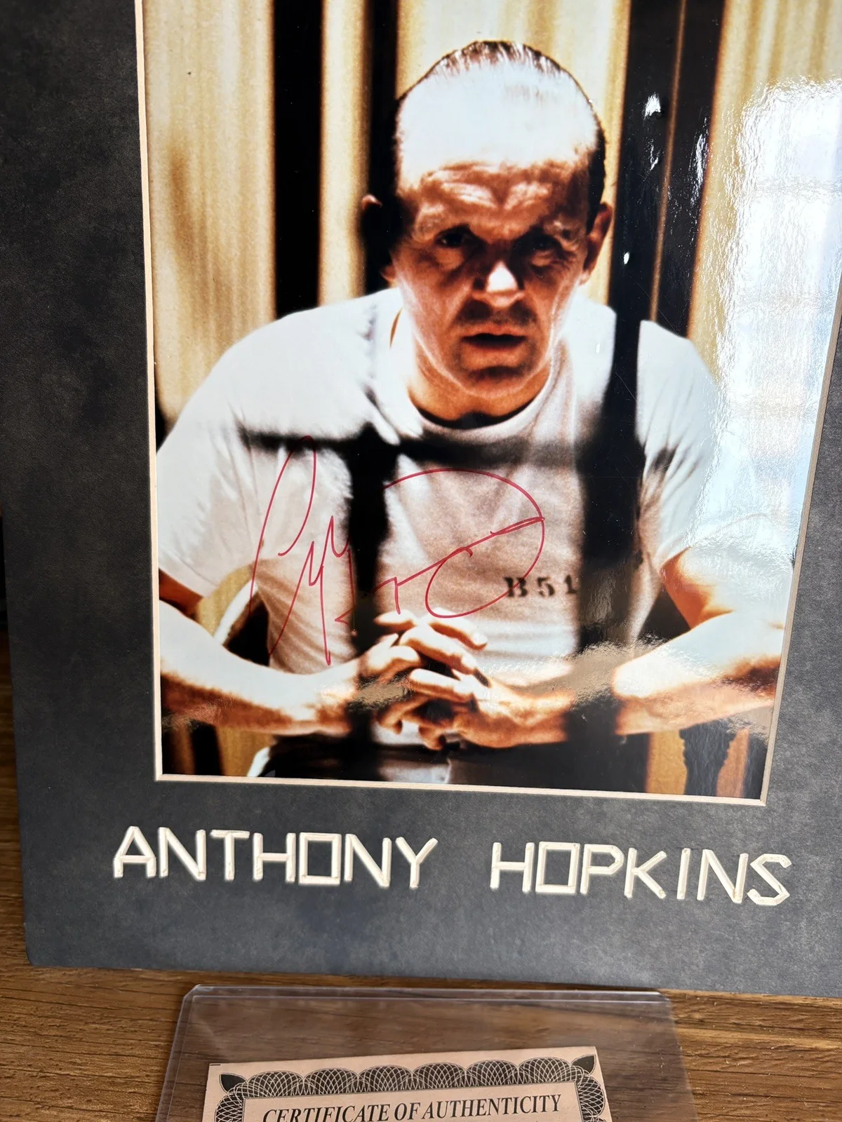 Anthony Hopkins — Anthony Hopkins Signed 8x10 Silence Of The Lambs Photo COA Certified, изображение 2