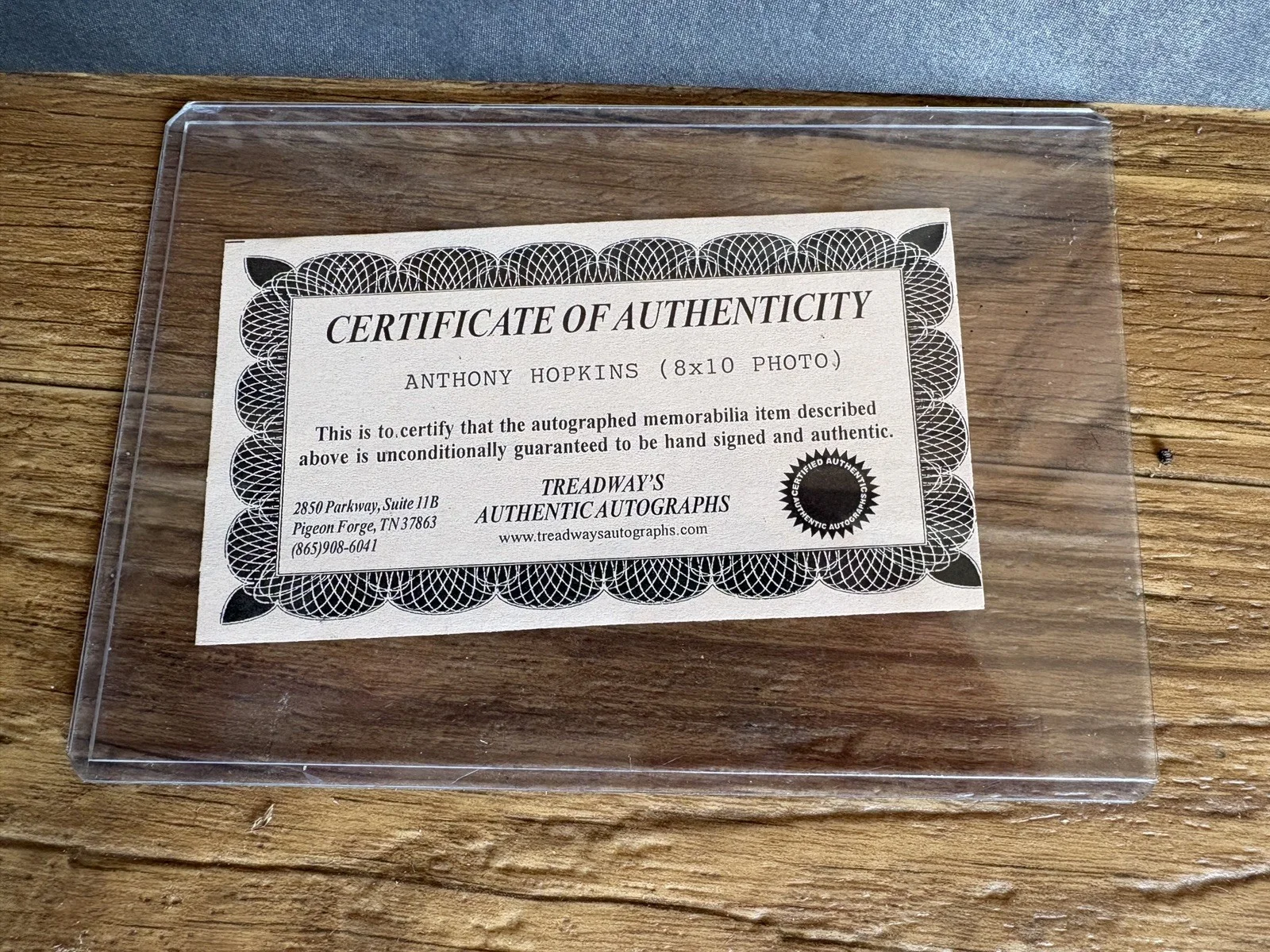 Anthony Hopkins — Anthony Hopkins Signed 8x10 Silence Of The Lambs Photo COA Certified, изображение 5