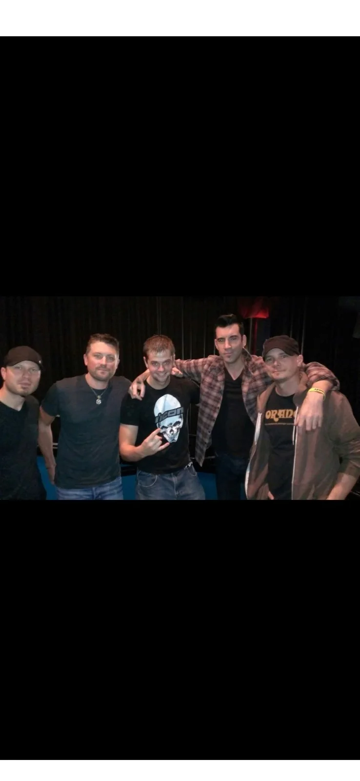 Theory of a Deadman Poster Signed Autographed Rock Band Carnival of Madness 2011, изображение 2