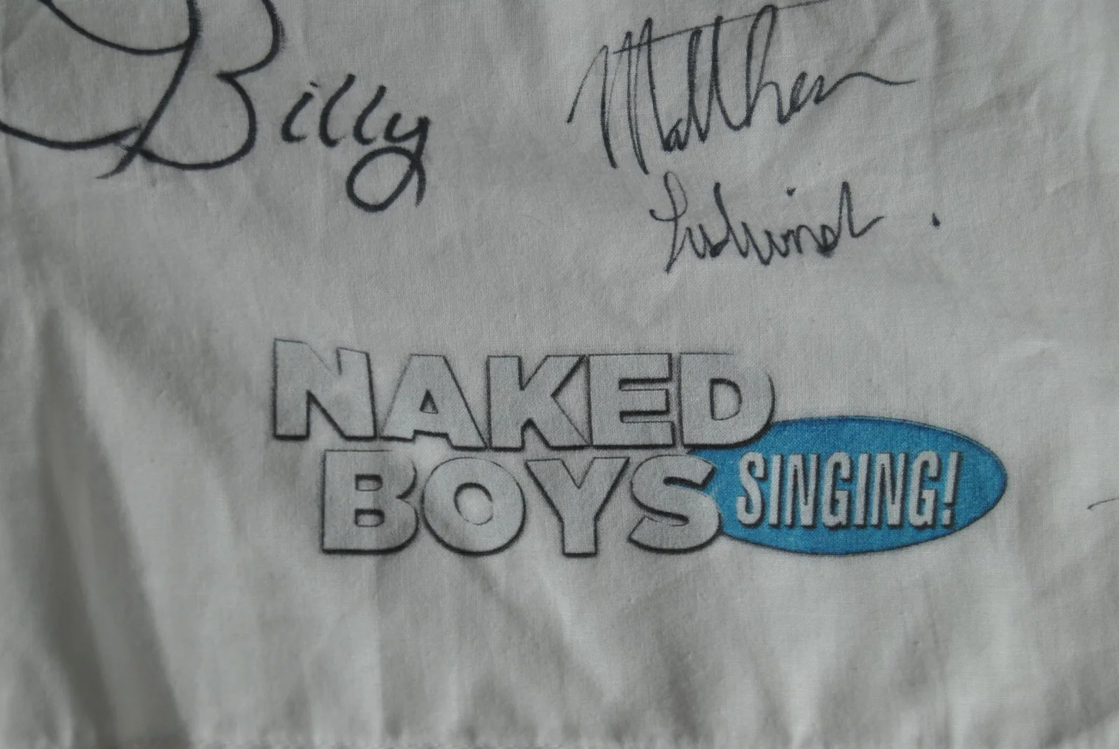 Please view photos — Signed Boxer Shorts from the Singing Group Naked Boys, image 2