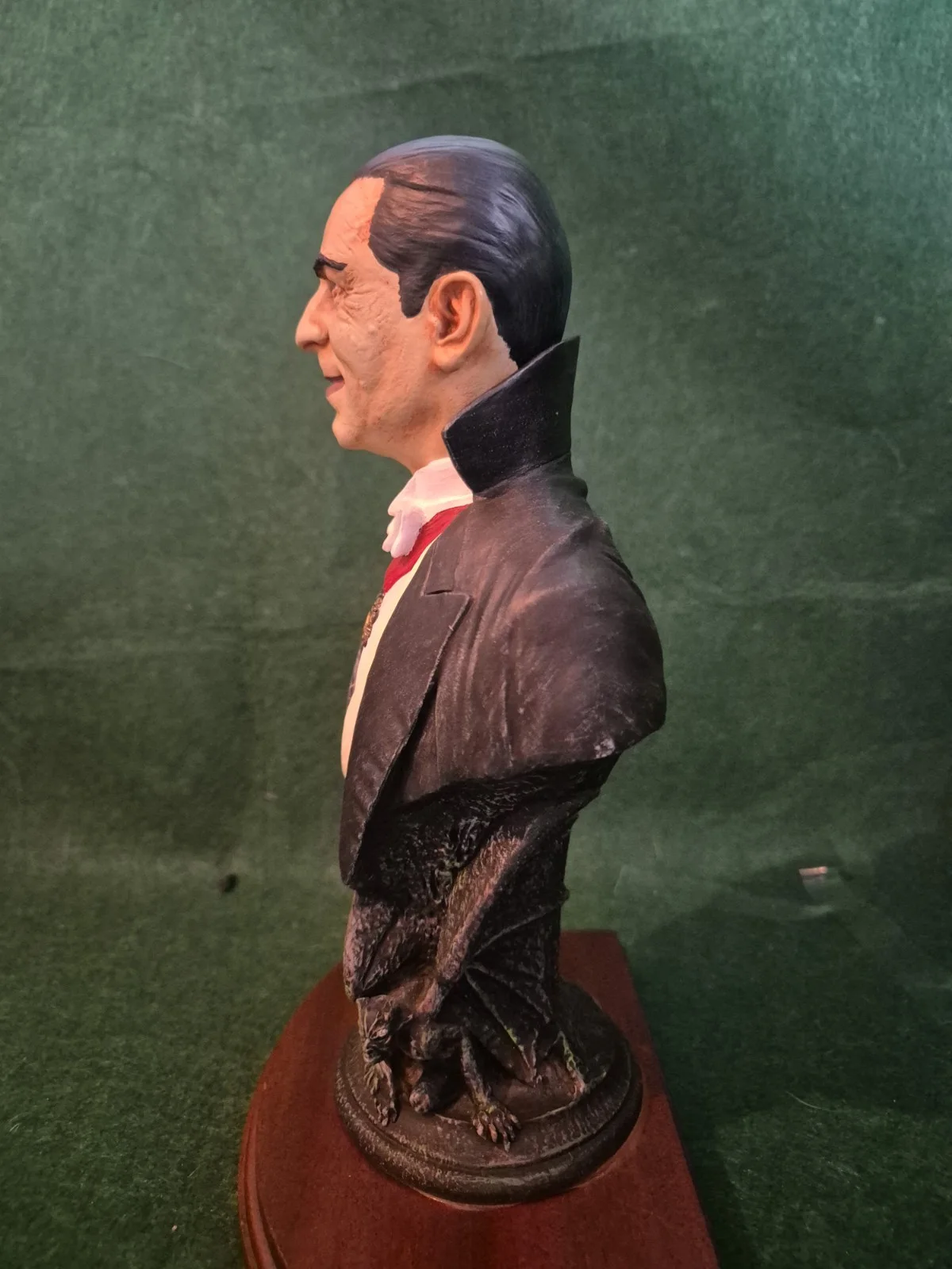 Tony McVey Art Attack 1999 Bela Lugosi Dracula 1/3 Scale Bust Painted Universal, image 3