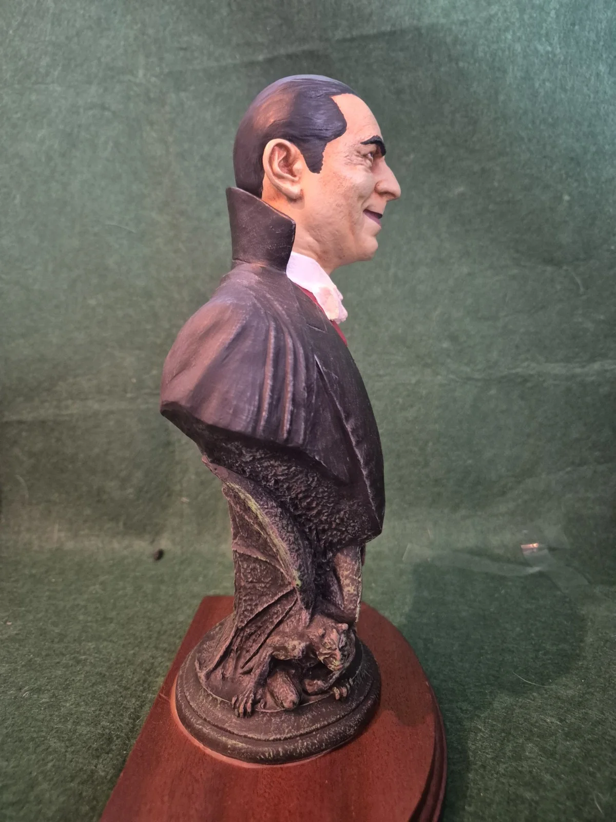 Tony McVey Art Attack 1999 Bela Lugosi Dracula 1/3 Scale Bust Painted Universal, image 5