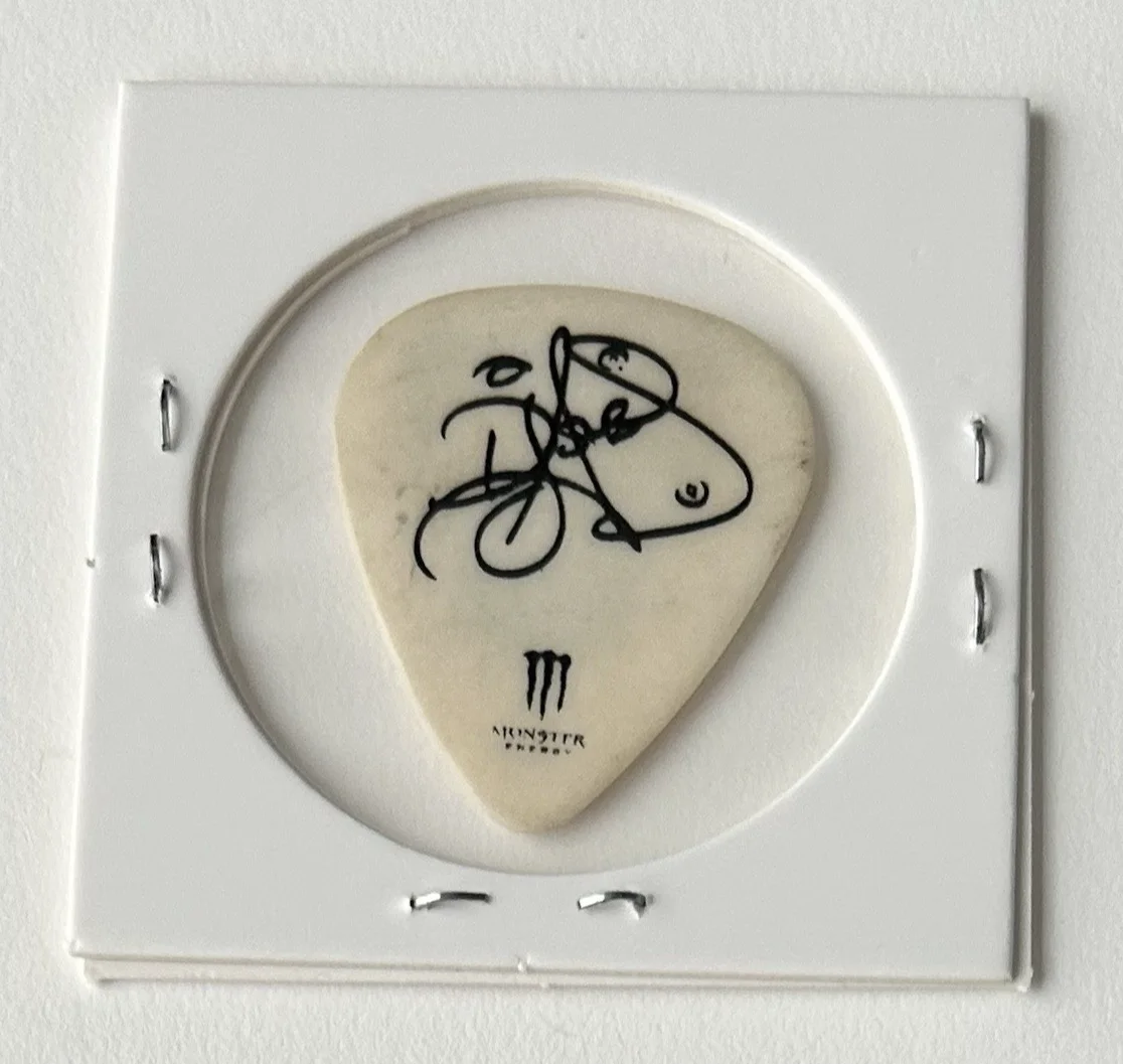Sixx: A.M. - DJ Ashba Signature Tour Guitar Pick - Smiley Face, image 2