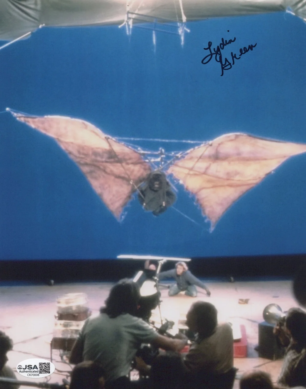 Lydia Green — Star Wars- Lydia Green signed Ewok 8x10 JSA COA