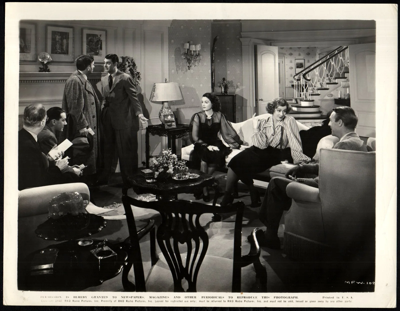 MY FAVOURITE WIFE 1940 Cary Grant, Gail Patrick, Irene Dunne 3 10x8 STILLS, изображение 3