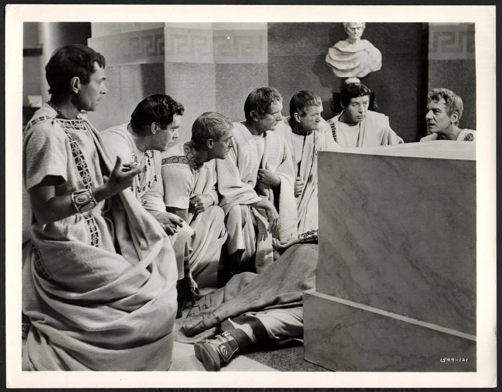 JULIUS CAESAR 1953 James Mason, Louis Calhern, John Gielgud 4 10x8 STILLS, image 3