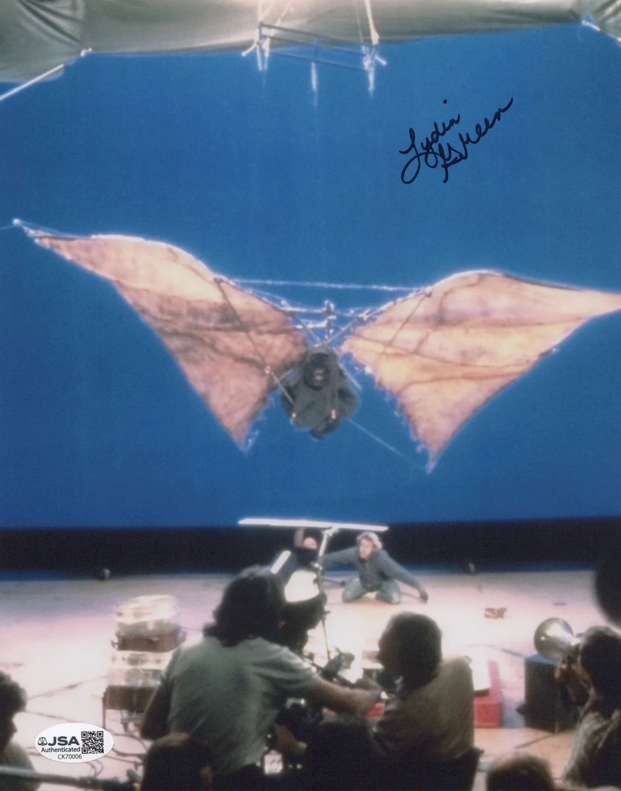 Lydia Green — Star Wars- Lydia Green signed Ewok 8x10 JSA COA