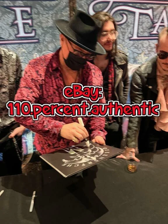 QUEENSRYCHE x3 GEOFF TATE WILTON JACKSON SIGNED EMPIRE VINYL LP #b *EXACT PROOF*, image 3