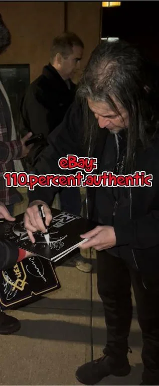 QUEENSRYCHE x3 GEOFF TATE WILTON JACKSON SIGNED EMPIRE VINYL LP #b *EXACT PROOF*, image 4