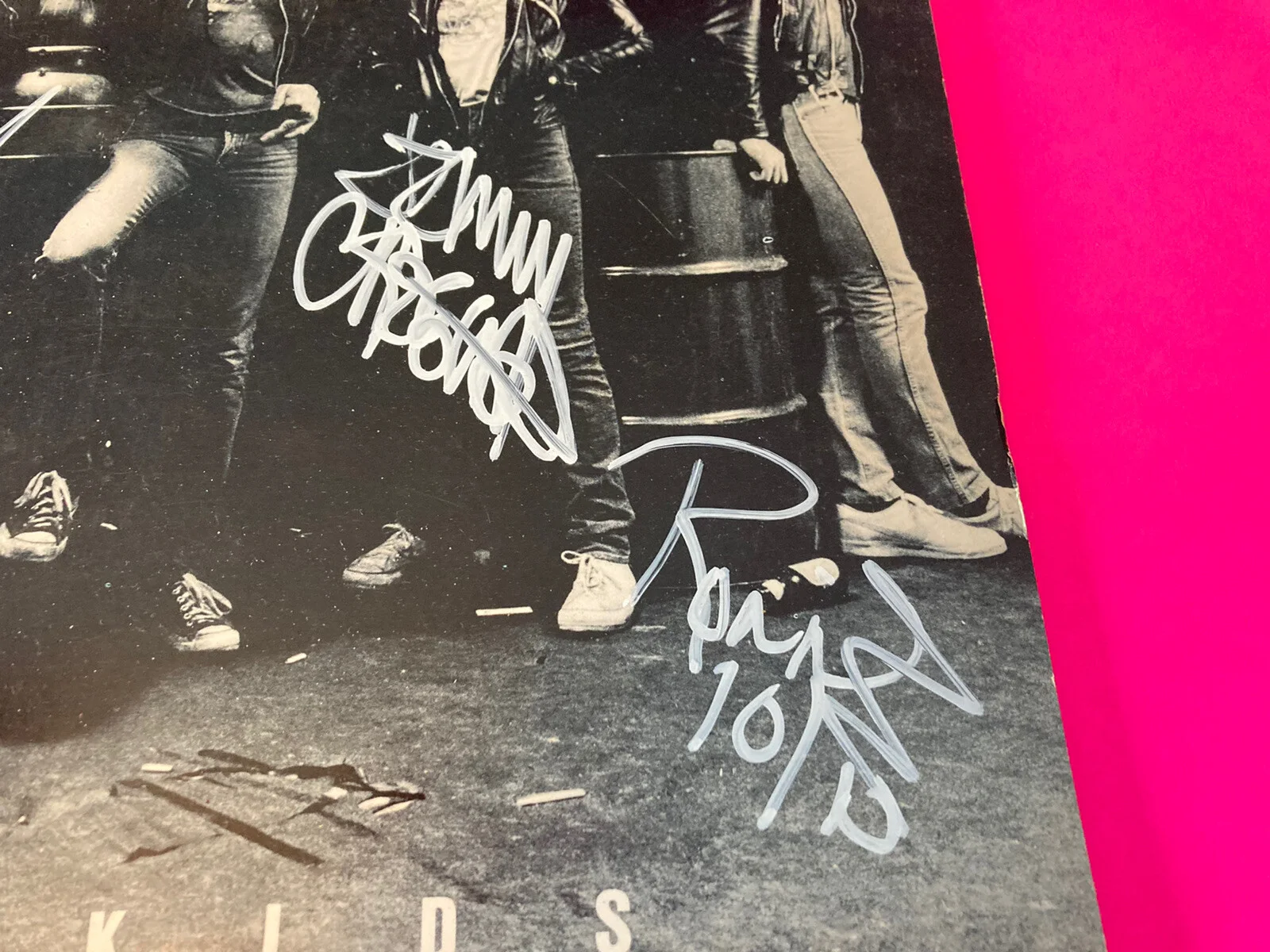 KIX x4 SIGNED COOL KIDS VINYL LP RECORD *EXACT PROOF*, image 4