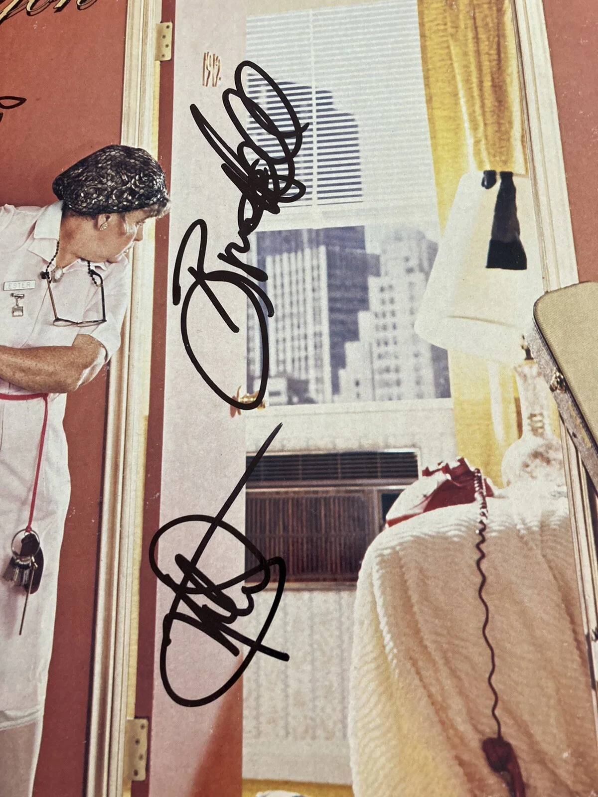 REO SPEEDWAGON x3 SIGNED GOOD TROUBLE VINYL LP *EXACT PROOF*, изображение 2