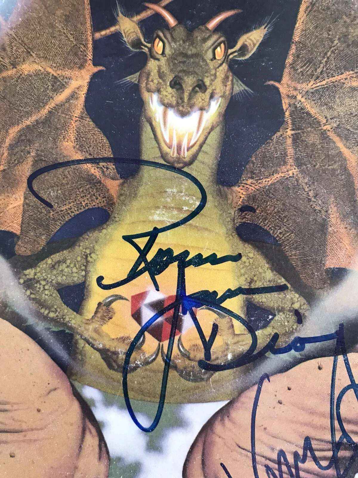 RONNIE JAMES DIO SIGNED SACRED HEART VINYL LP *PROOF* VIVIAN CAMPBELL APPICE, image 2