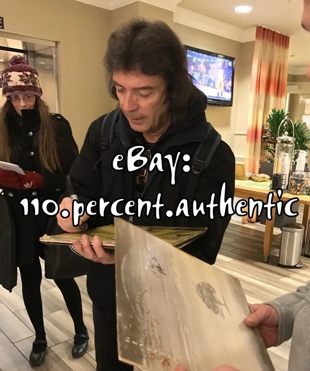STEVE HACKETT GENESIS SIGNED FOXTROT VINYL LP *EXACT PROOF*, image 2