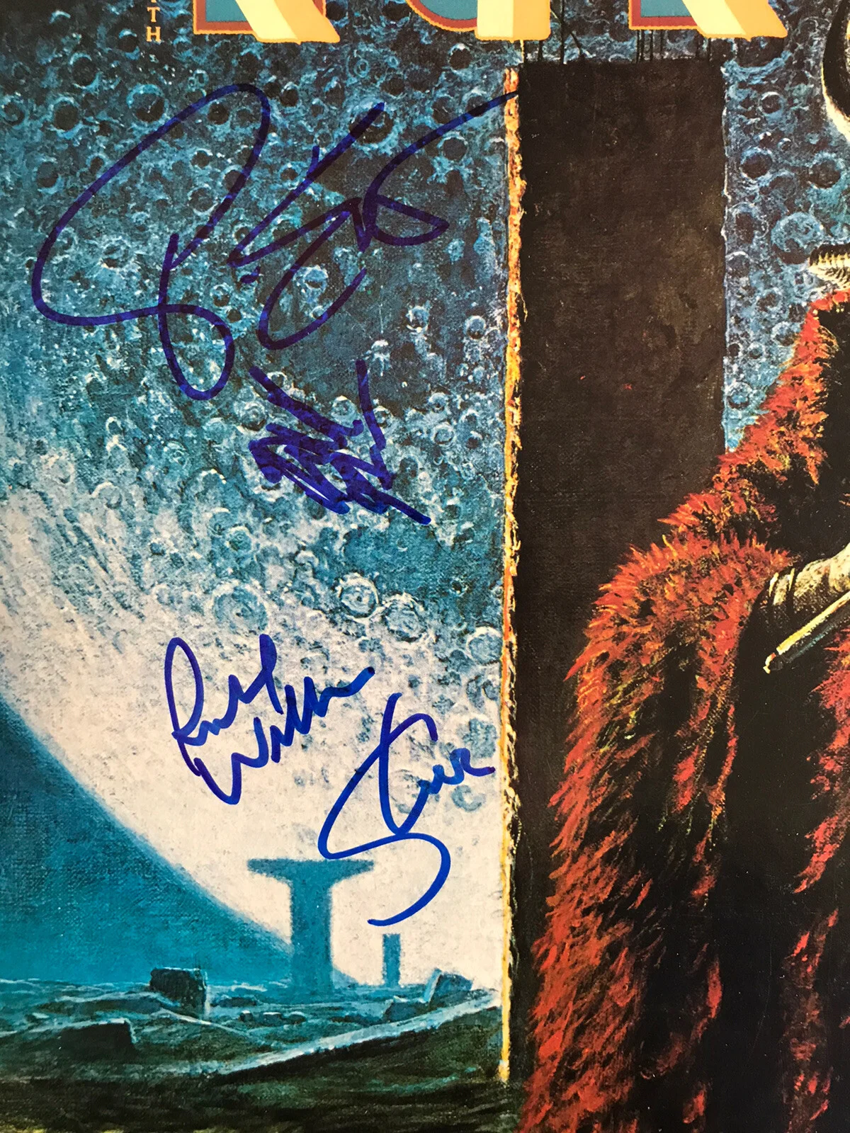 KANSAS x4 BAND SIGNED AUTOGRAPH MONOLITH VINYL LP *EXACT PROOF*, image 2