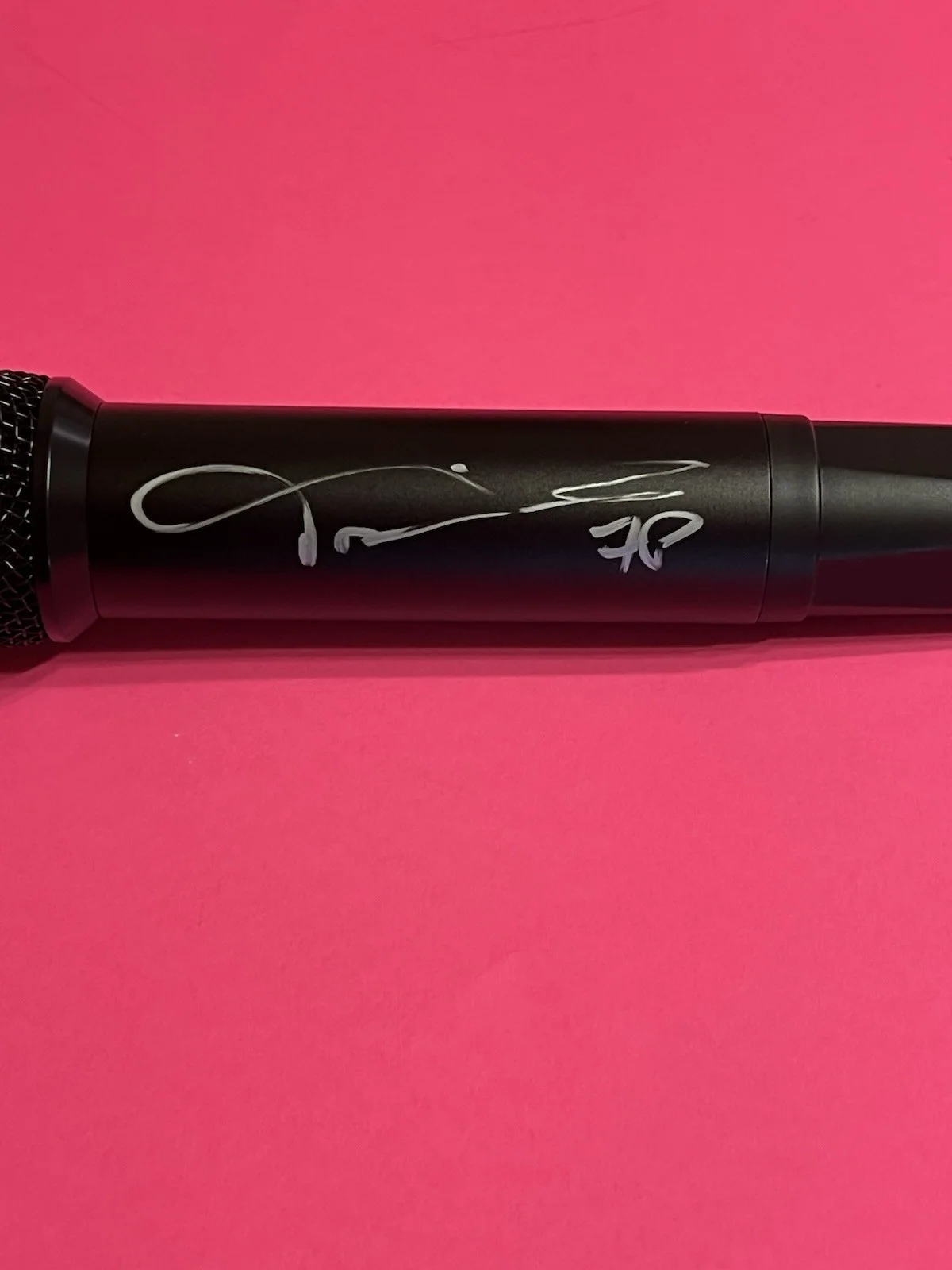 TAIME DOWNE FASTER PUSSYCAT SIGNED AUTOGRAPHED MICROPHONE *EXACT PROOF*, image 5