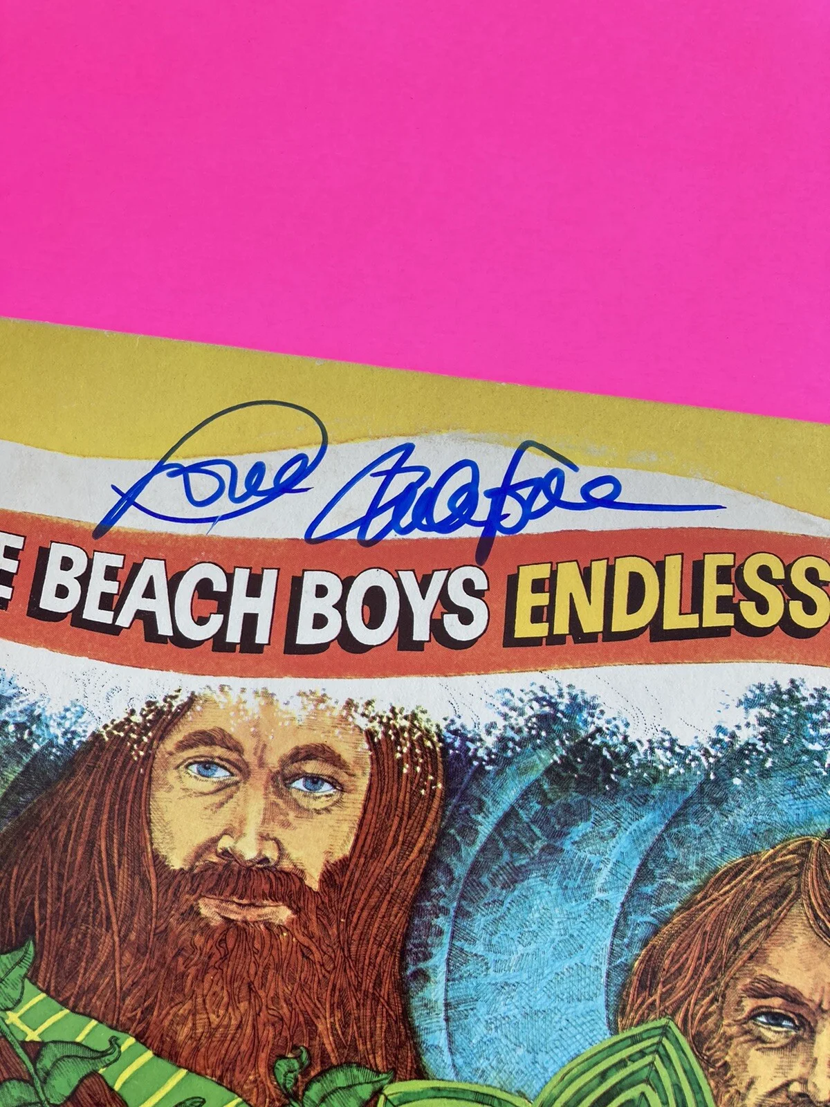 THE BEACH BOYS MIKE LOVE SIGNED ENDLESS SUMMER VINYL LP *EXACT PROOF*, image 4