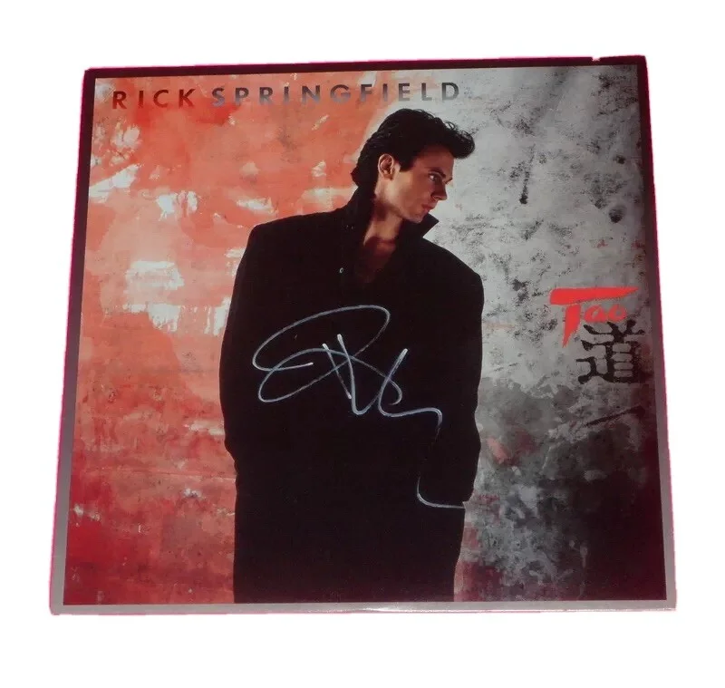 RICK SPRINGFIELD SIGNED AUTOGRAPHED TAO VINYL LP *EXACT PROOF*, image 2