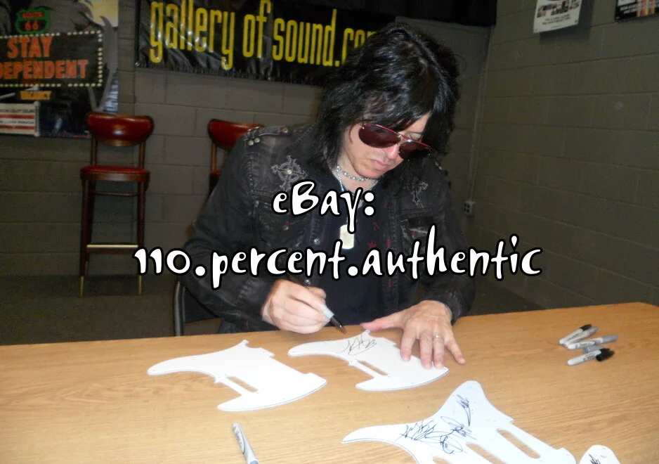 TOM KEIFER CINDERELLA SIGNED AUTOGRAPHED ELECTRIC GUITAR *EXACT PROOF*, image 3