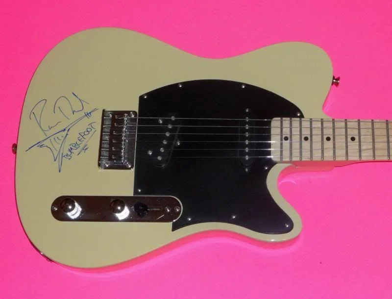 BUMBLEFOOT GUNS N ROSES SIGNED AUTOGRAPHED ELECTRIC GUITAR SKETCH *EXACT PROOF*, image 3
