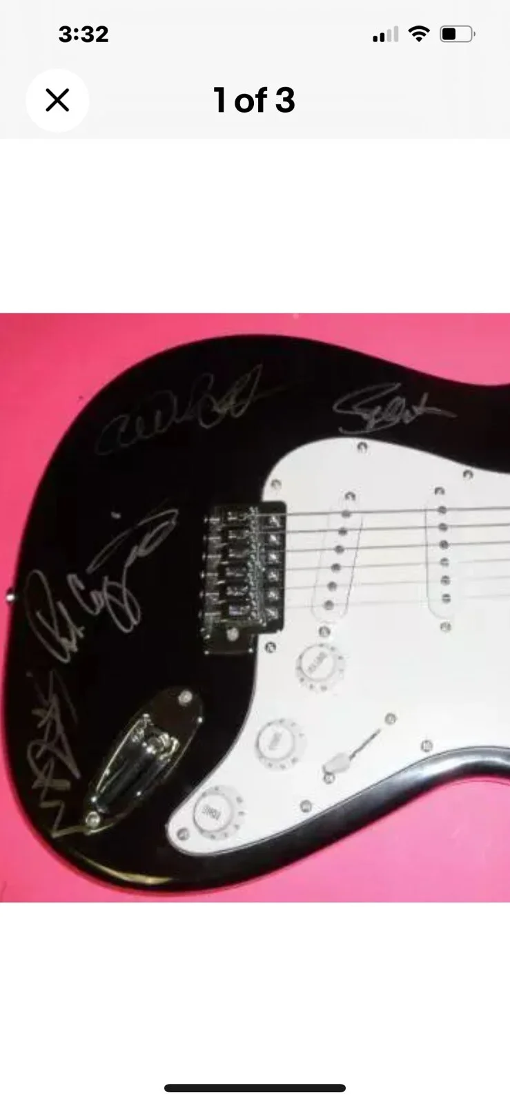 ANTHRAX x5 ENTIRE BAND SIGNED ELECTRIC GUITAR *EXACT PROOF* SCOTT IAN BELLADONNA, изображение 3