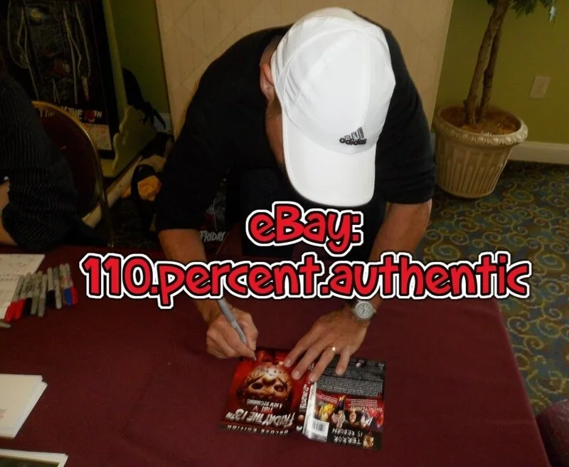 JOHN SHEPPARD SIGNED FRIDAY THE 13TH 5 SIGNED DVD COVER *EXACT PROOF* JASON, изображение 2
