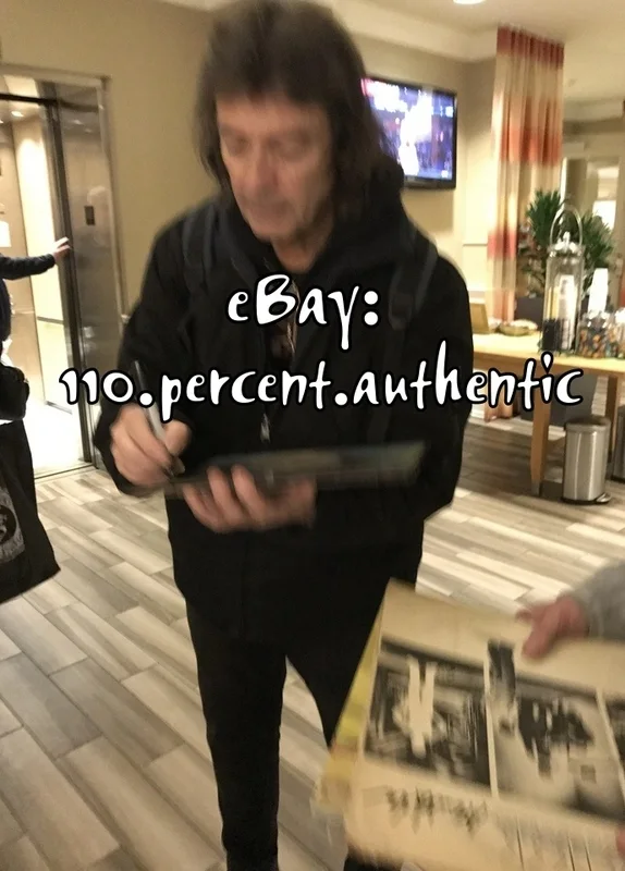 STEVE HACKETT GENESIS SIGNED SPECTRAL MORNINGS VINYL LP *EXACT PROOF*, image 3