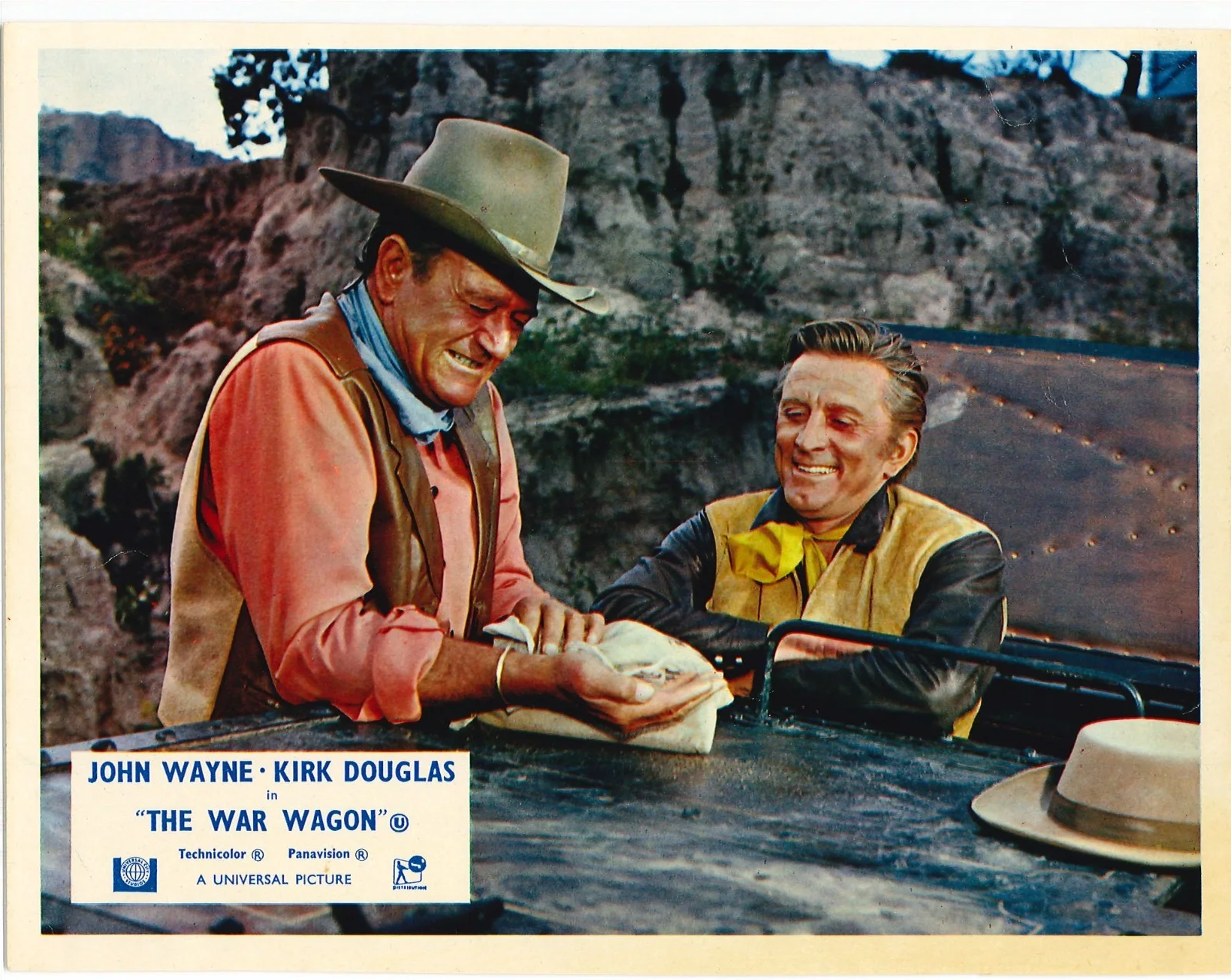 War Wagon 8x ORIGINAL UK FOH Lobby Cards John Wayne Kirk Douglas 1967, изображение 2