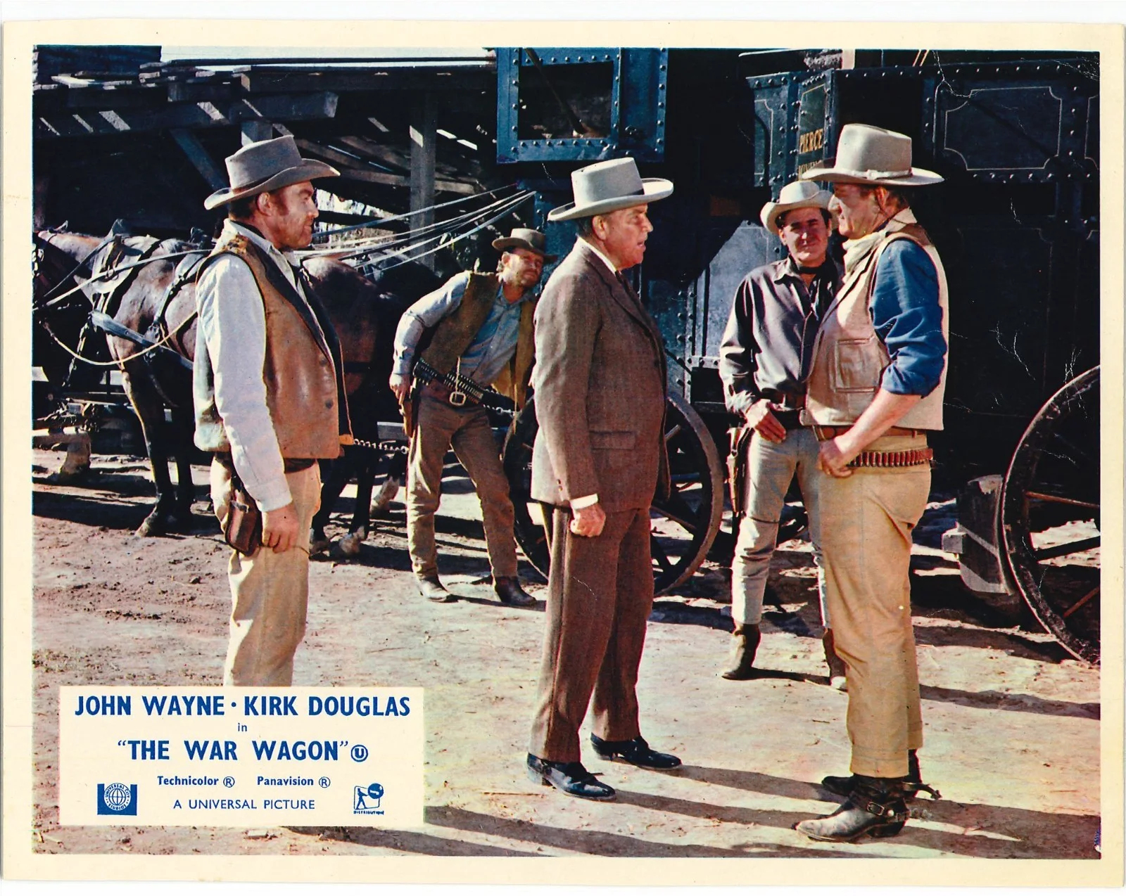 War Wagon 8x ORIGINAL UK FOH Lobby Cards John Wayne Kirk Douglas 1967, изображение 3