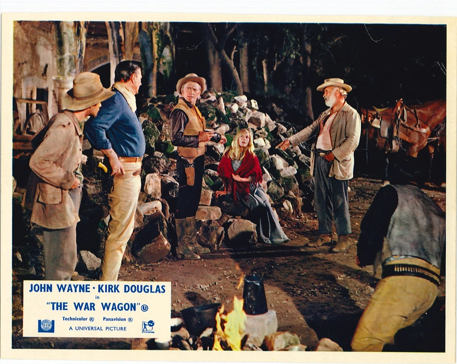 War Wagon 8x ORIGINAL UK FOH Lobby Cards John Wayne Kirk Douglas 1967, изображение 5