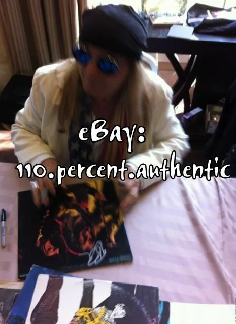 ROBIN ZANDER SIGNED CHEAP TRICK "LIVE AT BUDOKAN" VINYL LP *EXACT PROOF*, image 2
